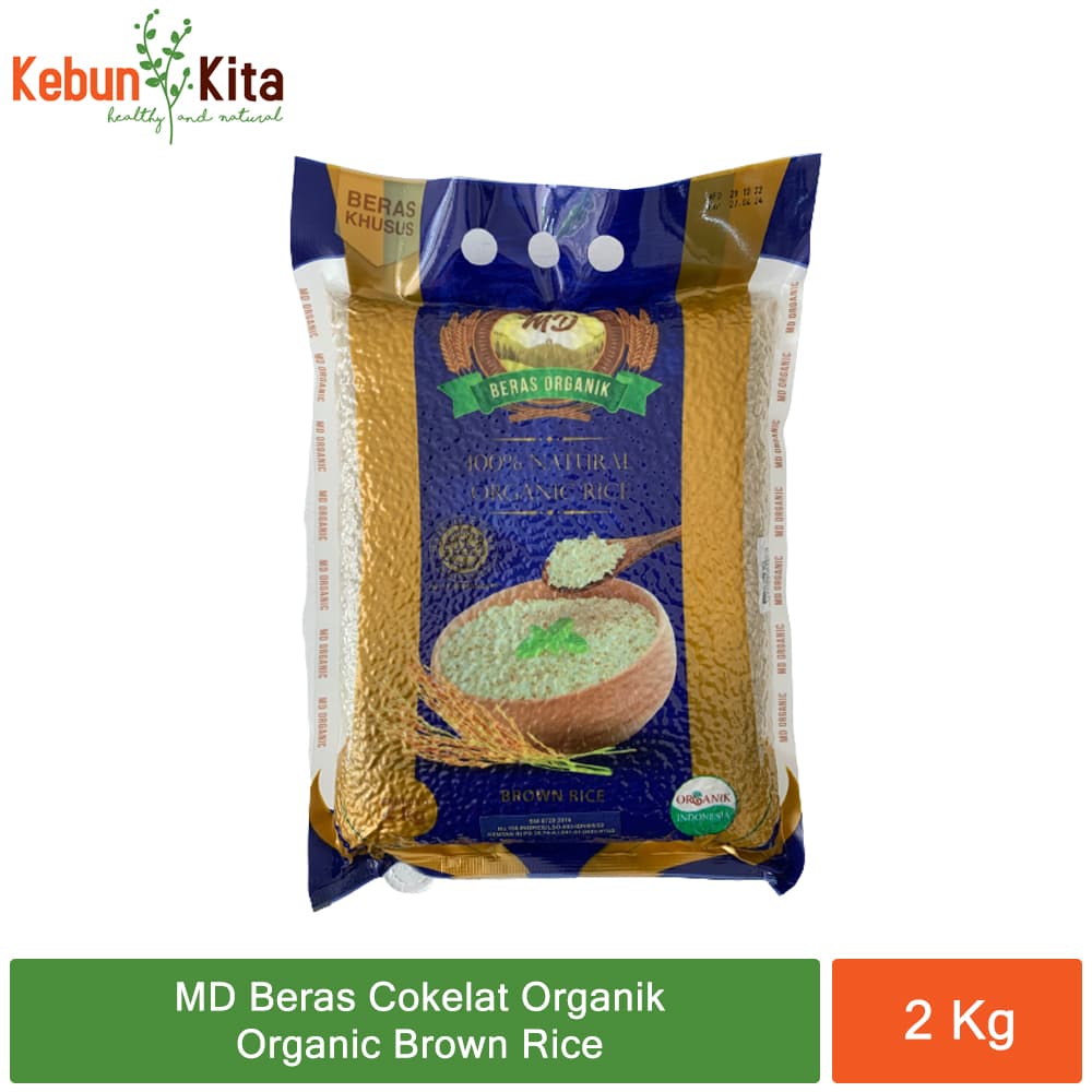 MD Beras Cokelat Organik 2kg