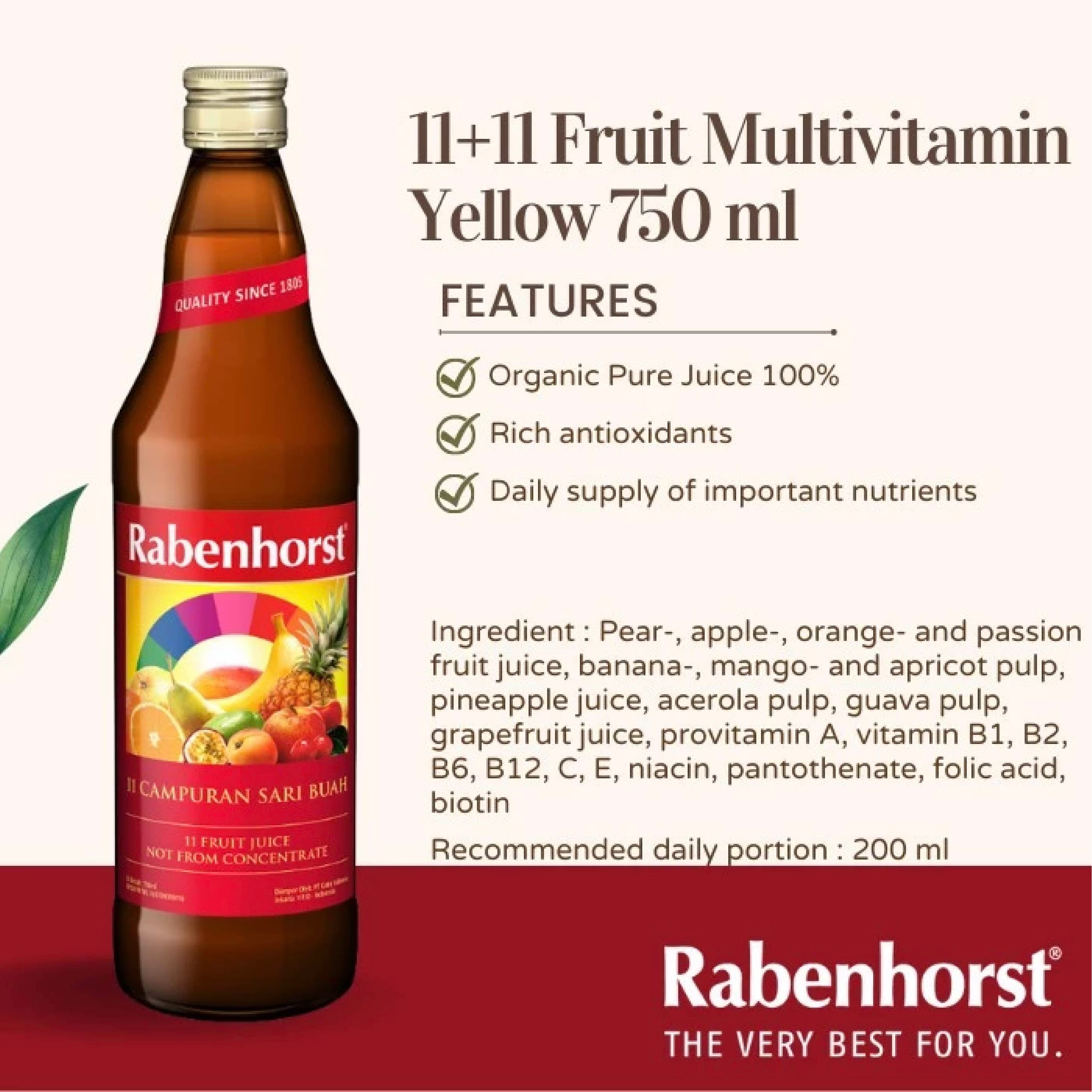 Rabenhorst 11+11 Multivitamin Juice
