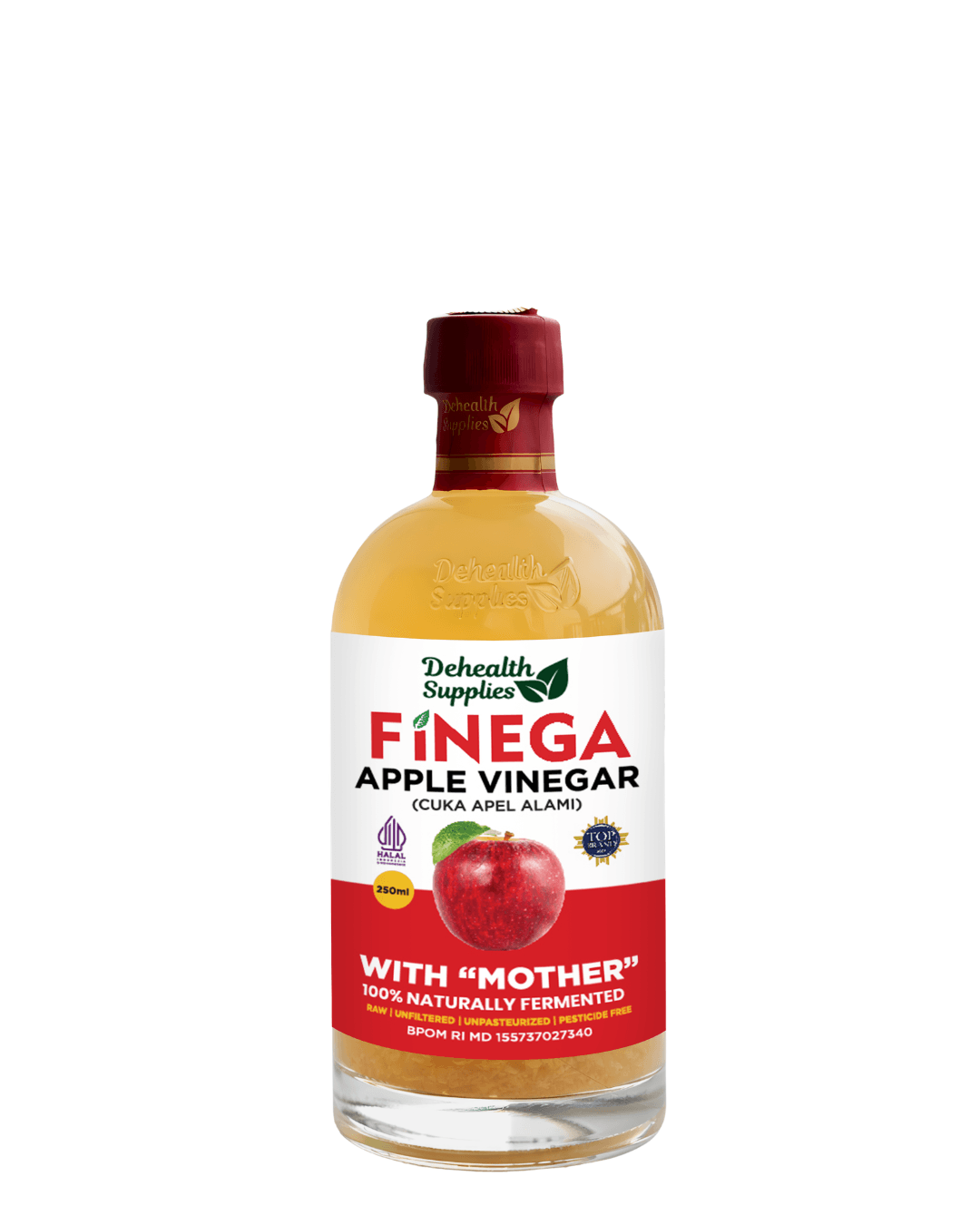 Finega Apple Cider Vinegar 250 ml (Botol Plastik)